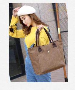 女性用バッグ | トートバッグ レディース キャンパスバッグ かばん 肩掛けバッグ 韓国風 A4対応 収納 帆布 カジュアル おしゃれ 手提げ袋 軽い 新品 エコバッグ 大容量 Bag