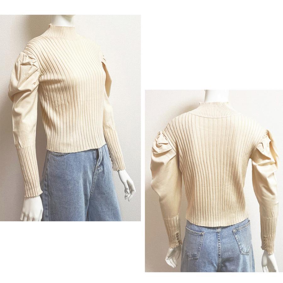 ニット・セーター | ニットトップス プチハイネック 長袖
