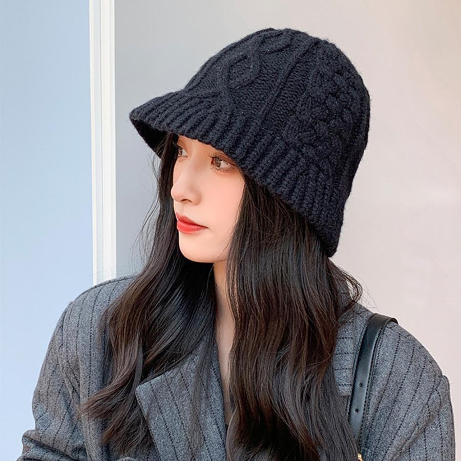 ニット帽 | ニットハット レディース 編み 韓国風