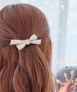 その他アクセサリー | リボンバレッタ 髪飾り ヘアアクセサリー
