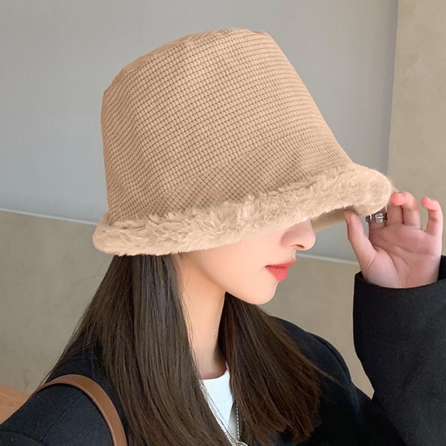 帽子 | バケットハット ファー レディース 韓国