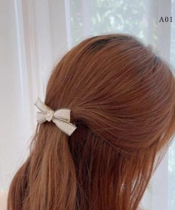 その他アクセサリー | リボンバレッタ 髪飾り ヘアアクセサリー