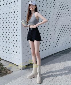 ショートパンツ | レディース デニム 短パン ジーンズ ボトムス 20代30代40代 カジュアル お出かけ 通勤通学 韓国風 ファッション 上品 着痩せ