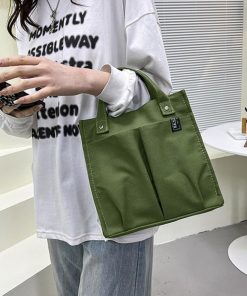 ハンドバッグ | キャンバスバッグ ミニ ハンドバッグ韓国