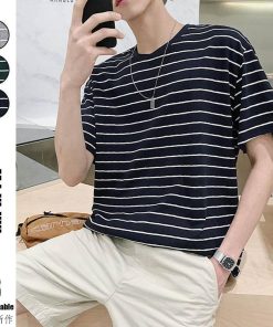 Tシャツ | カットソー メンズ 半袖 ボーダー メンズトップス 新作 夏服 サマークルーネック カジュアル 大きいサイズ 20代 40代 シンプル 30代