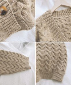 ニット・セーター | ケーブル編みニットカーディガンロング