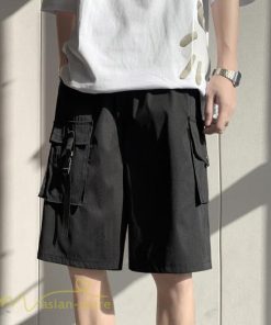 ショート、ハーフパンツ | パンツ ハーフパンツ メンズ 男性着 おしゃれ ボトムス ポケット カジュアルパンツ ショートパンツ ブラック 大きいサイズ 夏コーデ カッコイイ 2021 XXL 新作