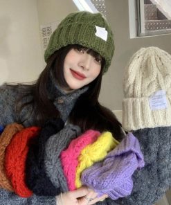 ニット帽 | ケーブル編み ニット帽子 レディース秋冬