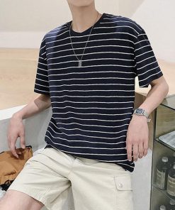 Tシャツ | カットソー メンズ 半袖 ボーダー メンズトップス 新作 夏服 サマークルーネック カジュアル 大きいサイズ 20代 40代 シンプル 30代